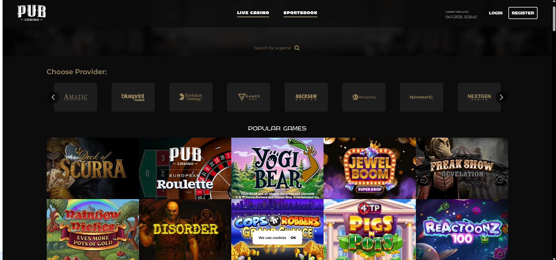 Pub Casino Non-GamStop